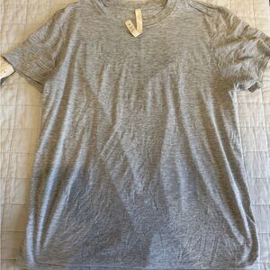 lululemon athletica Heather Gray oversized Short Sleeve Tee